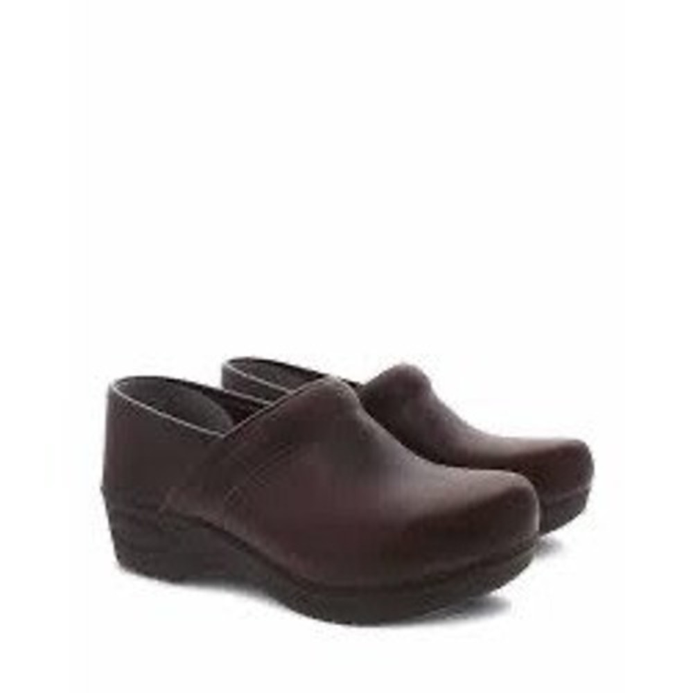 Dansko Professional Clogs Brown Leather Slip On Comfort Shoes Womens Size 39